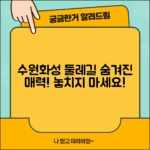 수원화성 둘레길, 어떤 매력이 숨어있을까요?